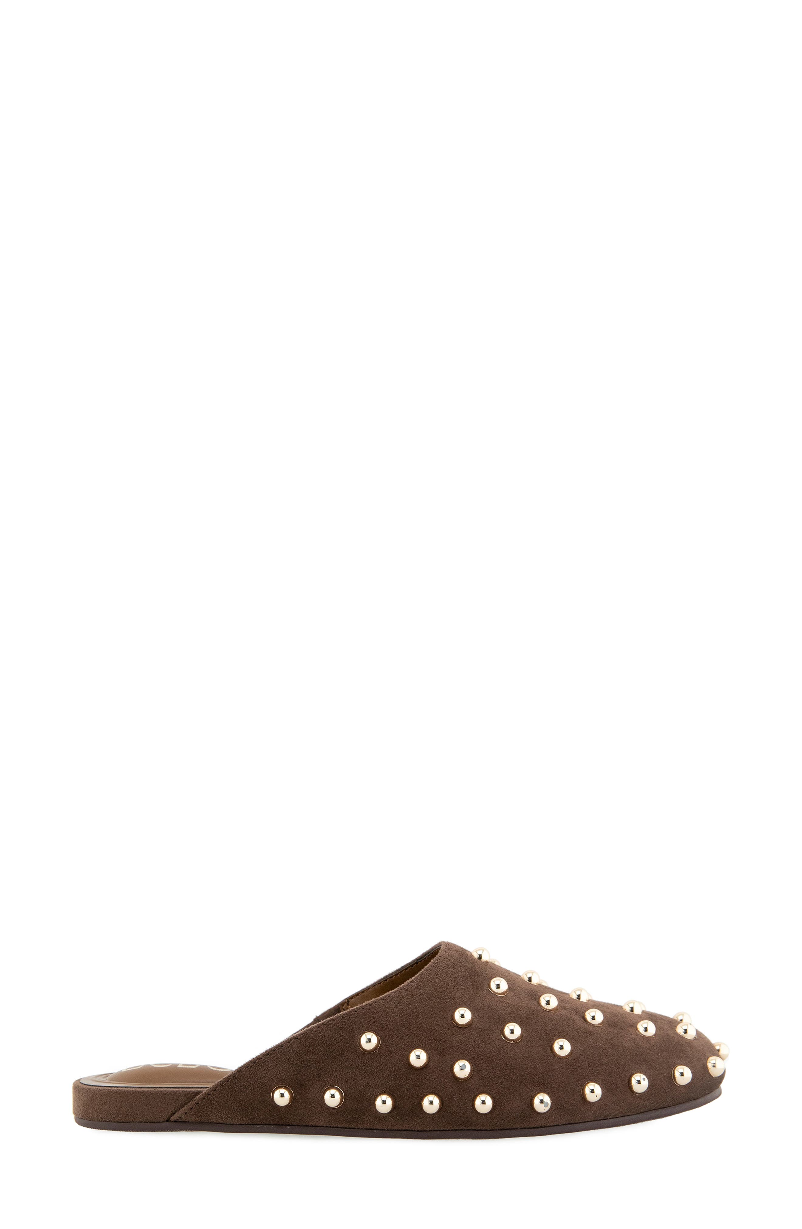 Apli Studded Mule, Alternate, color, BROWN