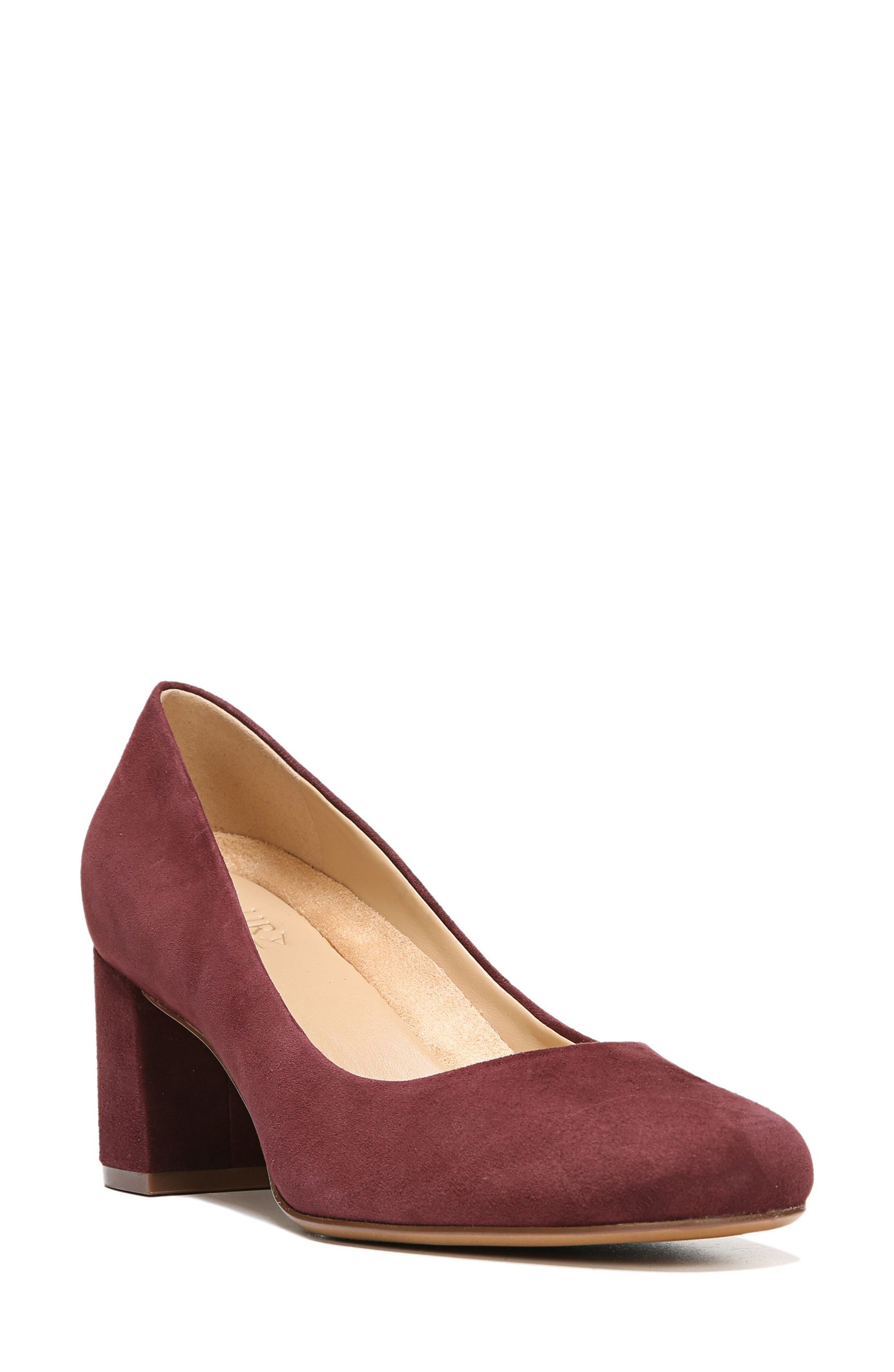 Whitney Pump, Main, color, BORDO SUEDE
