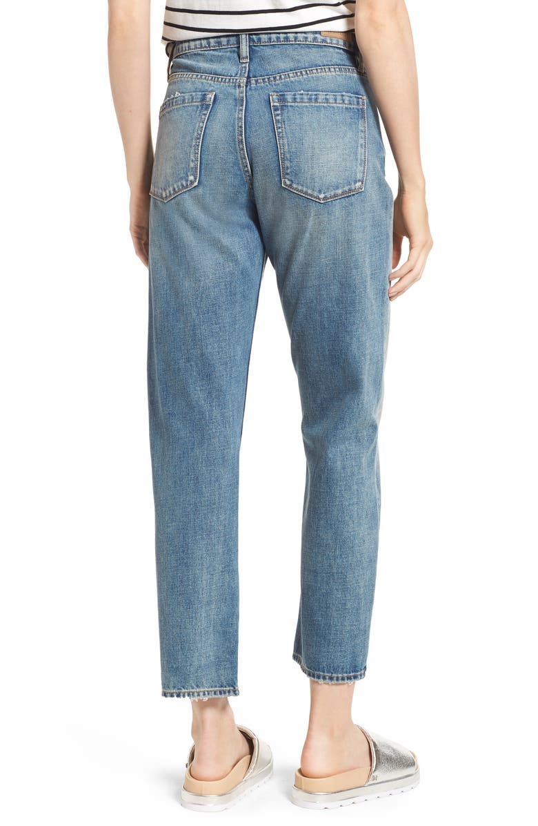 BLANKNYC The Crosby High Waist Straight Leg Jeans, Alternate, color, 
