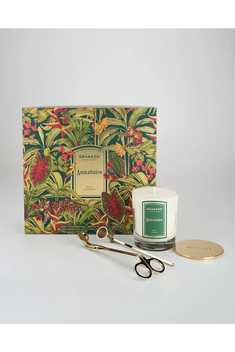 Amazônico Candle & Accessories Set, Alternate, color, Clear