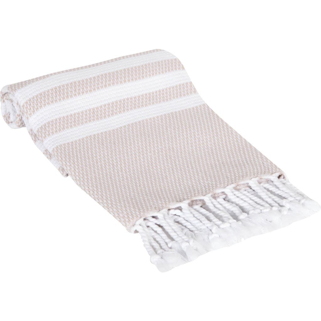 Olive And Linen Olive & Linen Eversoft Turkish Hand / Kitchen Towel In Sand
