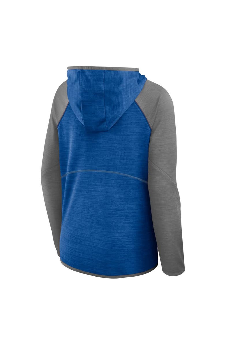 FANATICS Women's Fanatics Blue Detroit Lions Plus Size End Around Pass Full-Zip Hoodie, Alternate, color, Blue