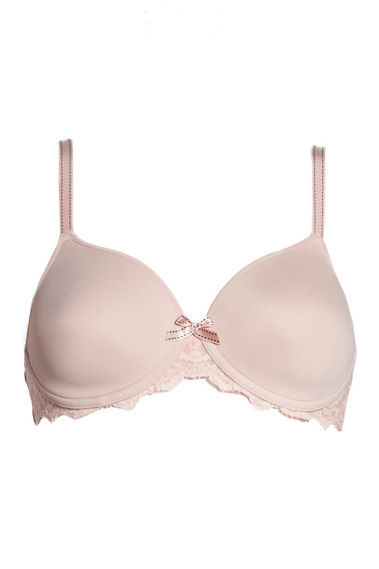 Rive Gauche Full Coverage T-Shirt Bra, Alternate, color, CAPPUCINO