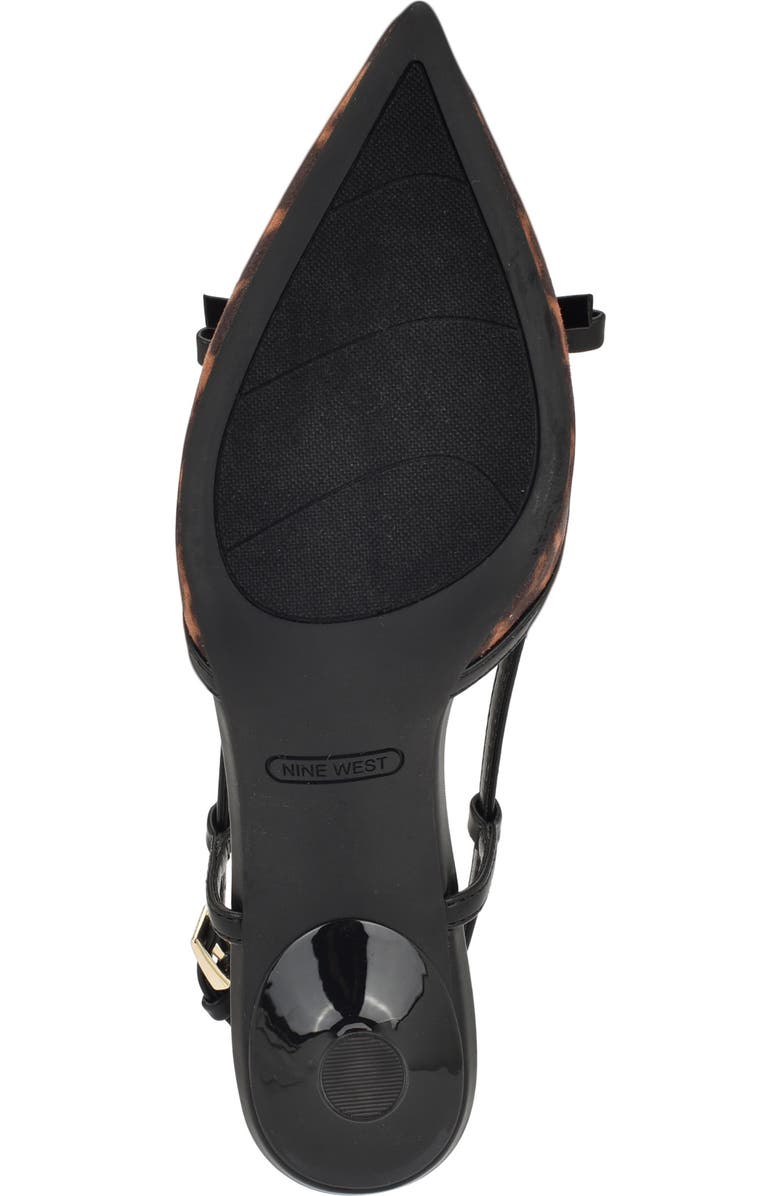 Nine West Reissa Slingback Pointed Toe Pump, Alternate, color, Dark Natural