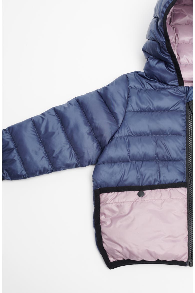 Kids' Roll Me Packable Puffer Jacket, Alternate, color, MYSTIC BLUE/ LILAC
