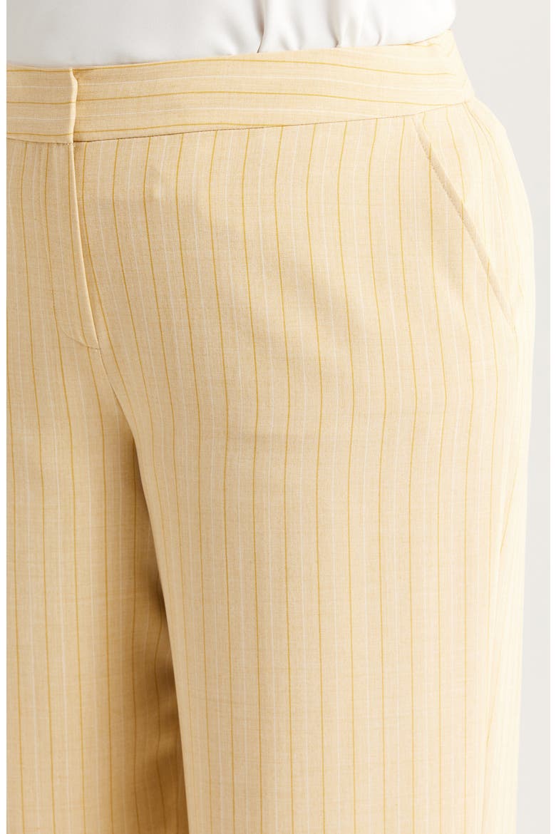 Stripe Wide Leg Pants, Alternate, color, OCHRE
