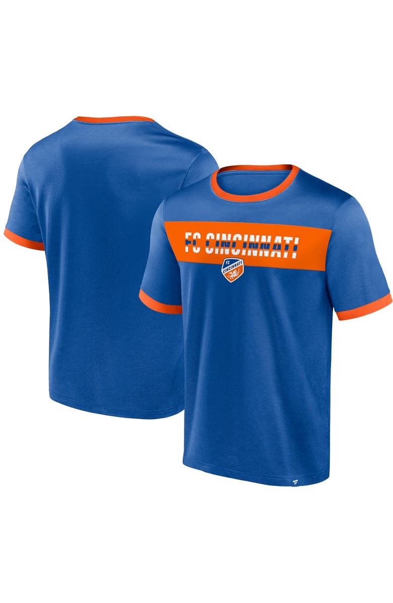 FANATICS Men's Fanatics Branded Blue FC Cincinnati Advantages T-Shirt, Alternate, color,