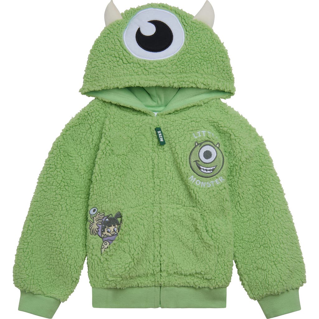 Disney Faux Shearling Hoodie In Green