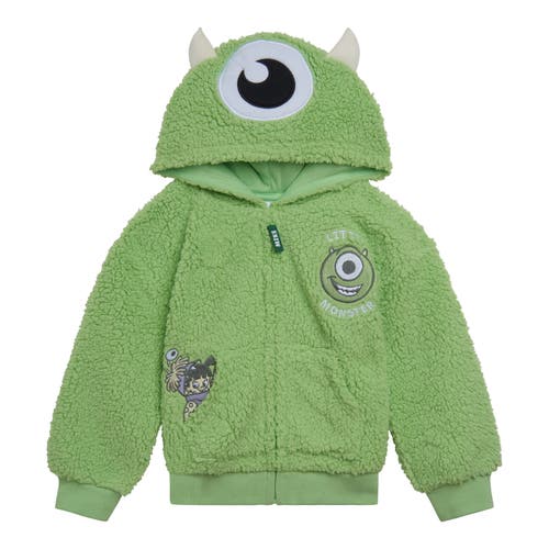 Disney Faux Shearling Hoodie In Green
