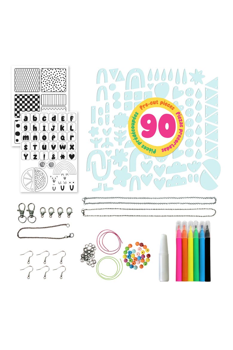 Shrinkadoo Jewelry & Charms Kit, Alternate, color, MULTI