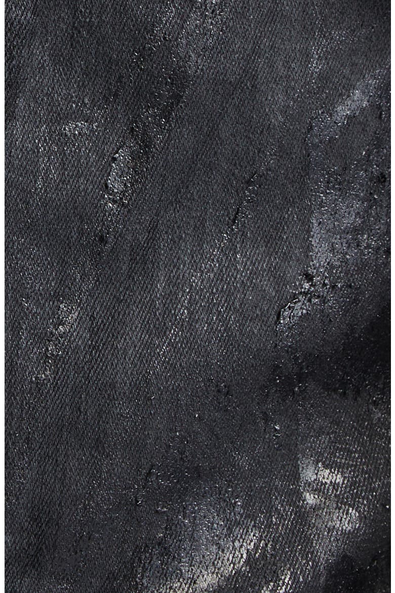 Concordians Etna Megacrust Denim Dress, Alternate, color, BLACK