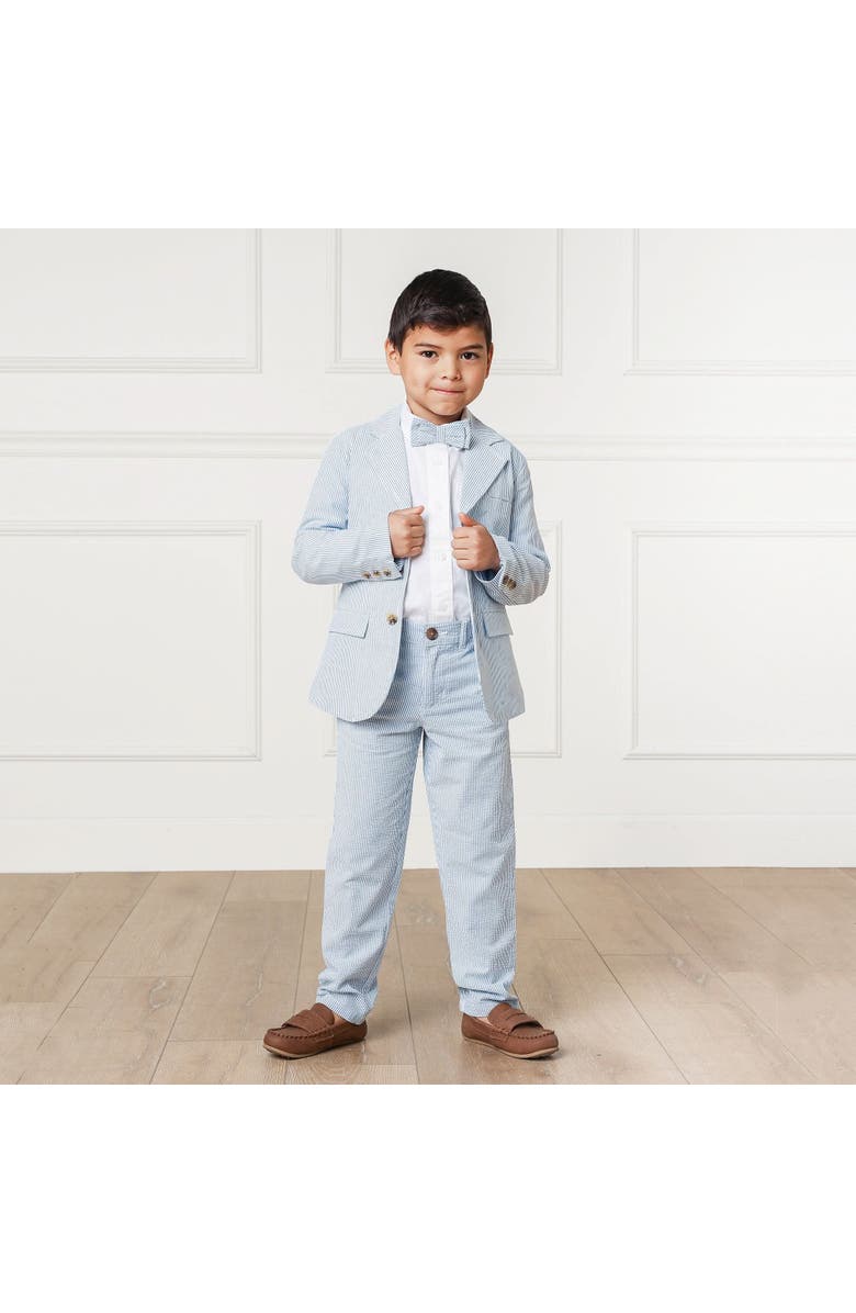 Hope & Henry Boys' Organic Seersucker Suit Pant, Toddler, Alternate, color, Blue Seersucker