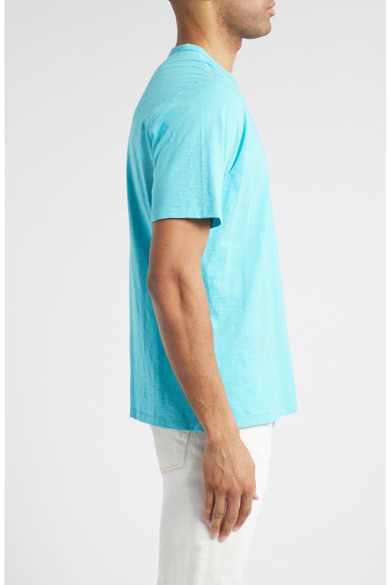 Bali Beach Crewneck T-Shirt, Alternate, color, BLUE CURACAO