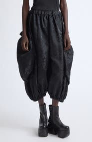 Comme des Garçons Comme des Garçons Floral Jacquard Wide Leg Pants