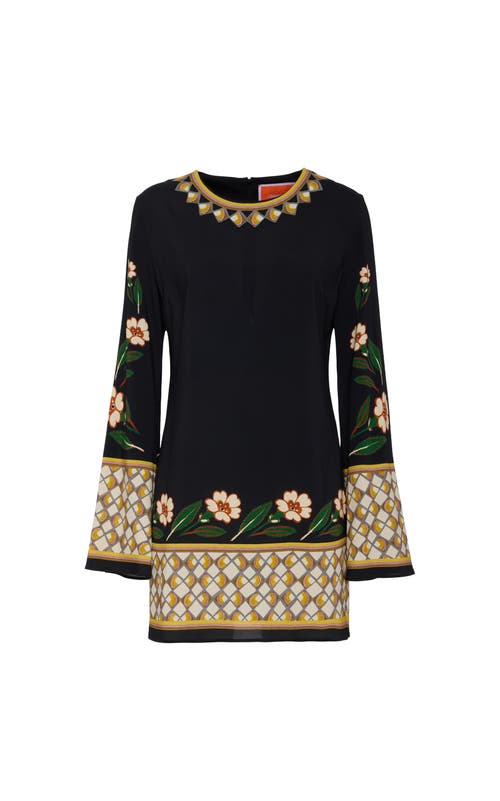 La Doublej Supreme Swing Mini Dress In Dazed Placée Black