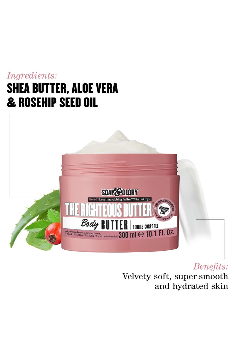 SOAP & GLORY The Righteous Butter Body Butter, Alternate, color, 