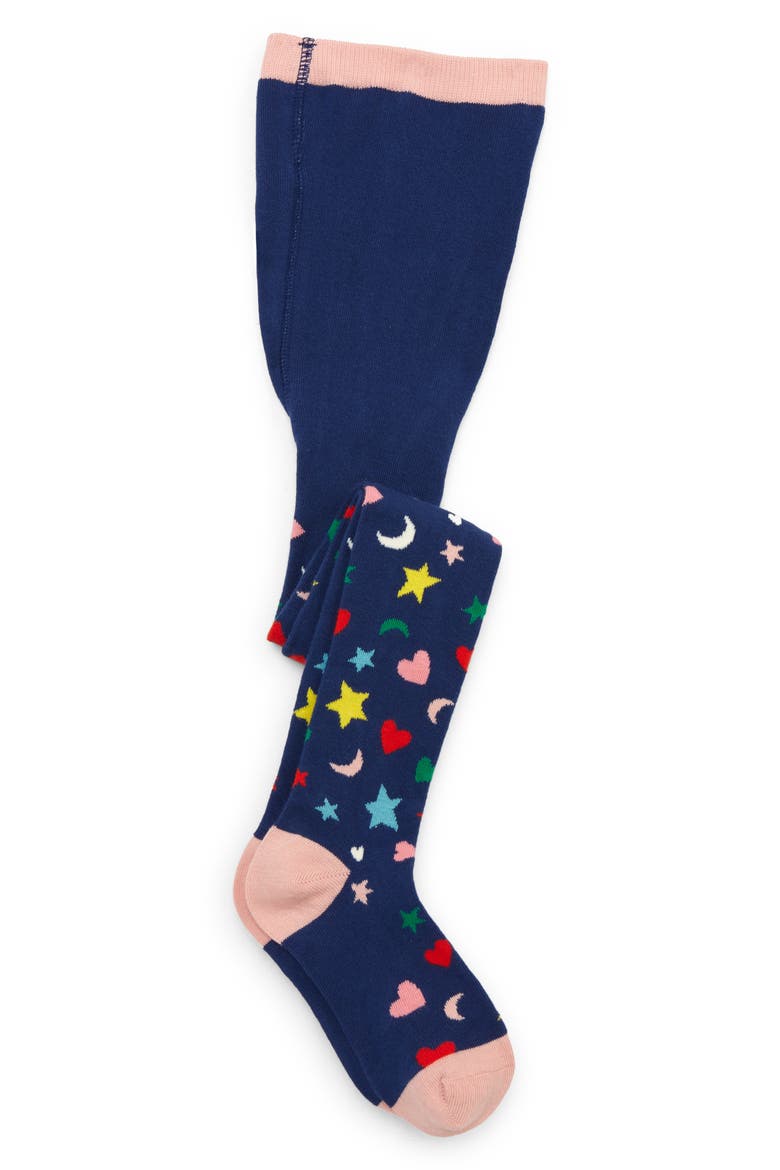 Kids' Patterned Tights, Main, color, STARS HEART AND MOONS