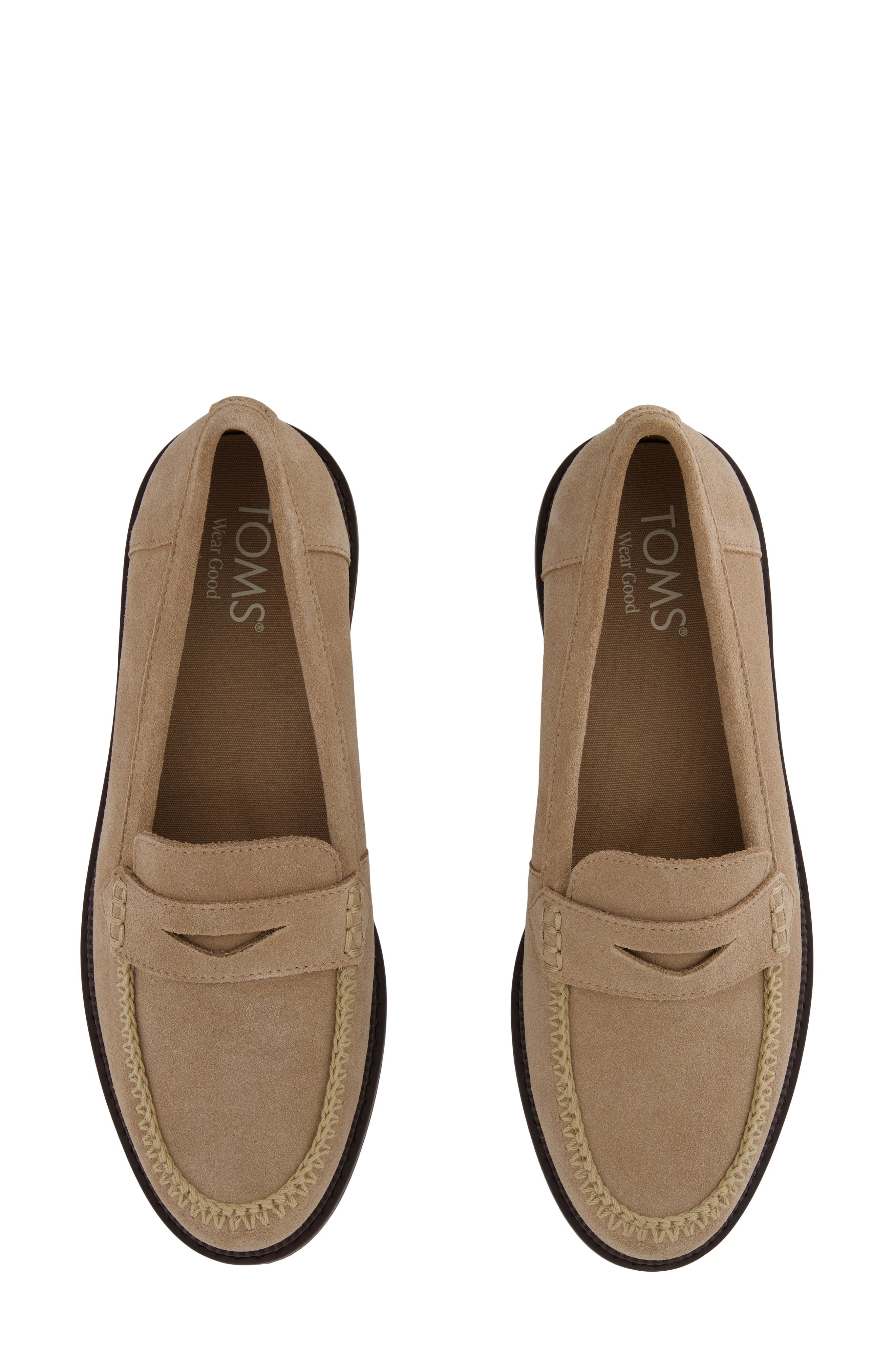 Marie Penny Loafer, Alternate, color, MEDIUM BEIGE
