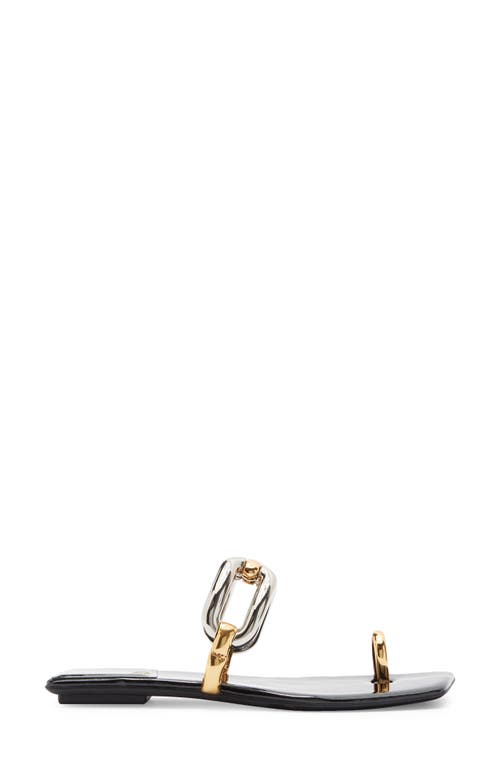 Jeffrey Campbell Guilded Slide Sandal In Multi