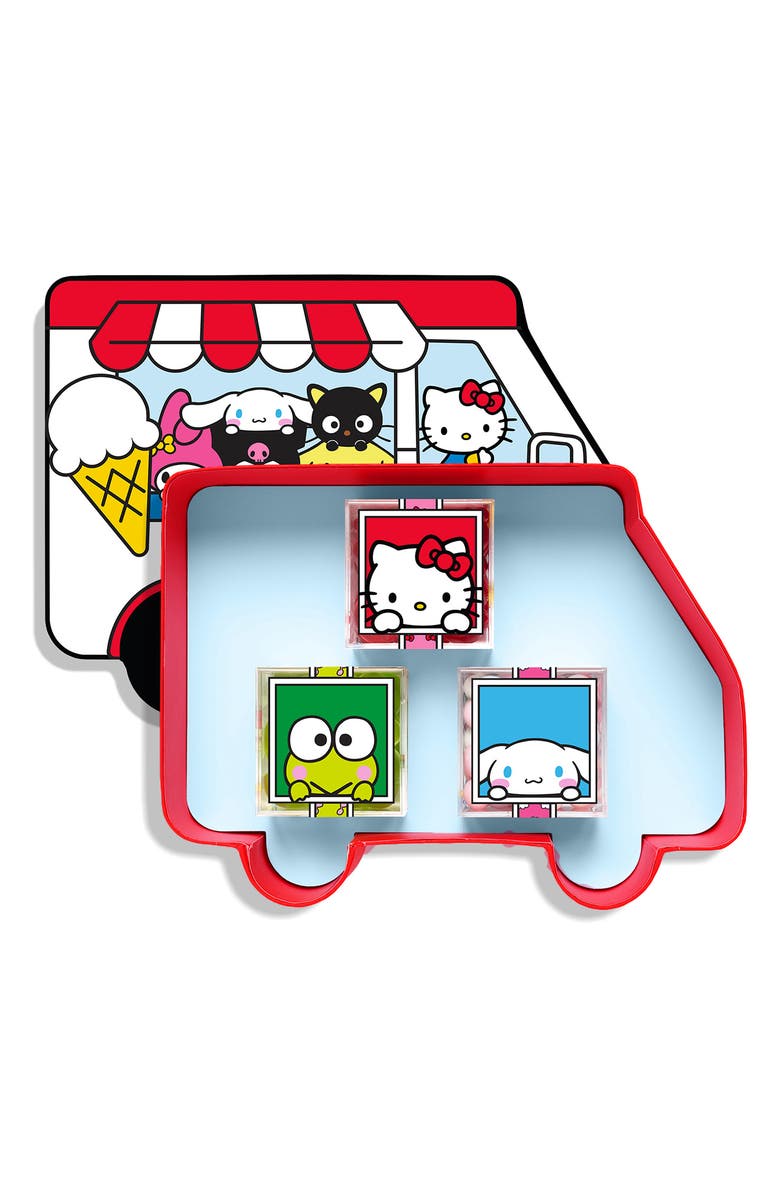 sugarfina Hello Kitty<sup>®</sup> & Friends Ice Cream Truck 3-Piece Bento Box & Bow 2-Piece Bento Box Set, Alternate, color, 