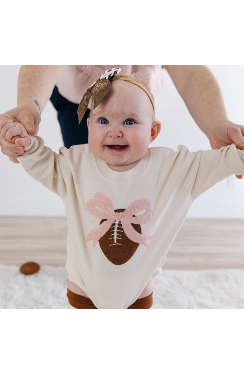Sweet Wink Football Bow Baby Headband, Alternate, color, 