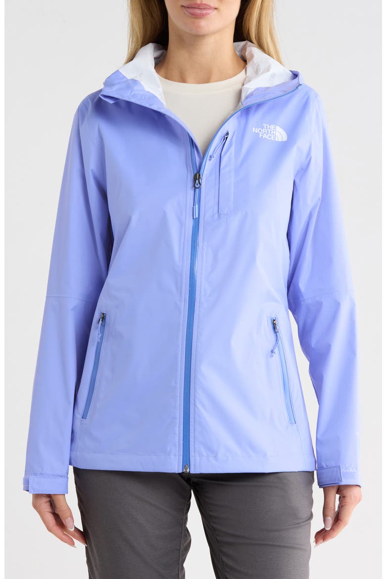 Alta Vista Hooded Water Repellent Jacket, Alternate, color, PERIWINKLE GLOW