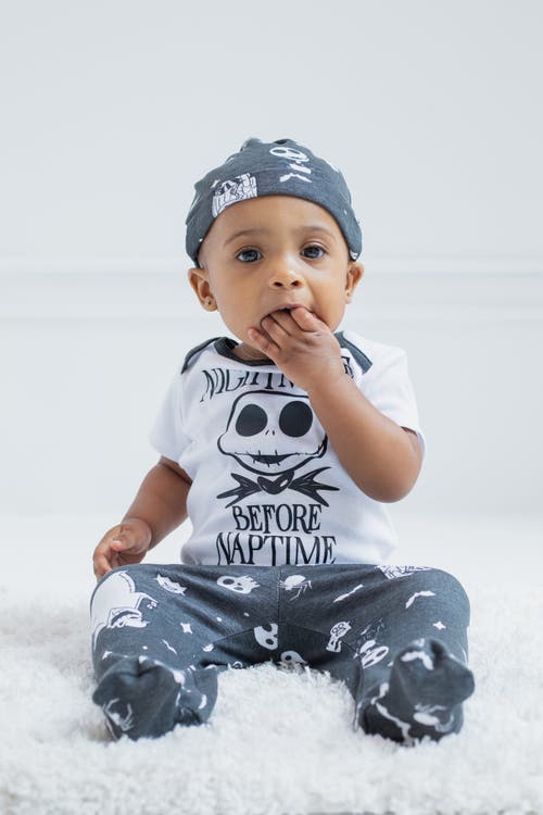 Disney Nightmare Before Christmas Oogie Boogie Bodysuit Pants & Hat Set In Black
