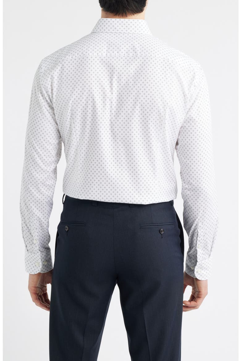 Hank Slim Fit Stretch Cotton Dress Shirt, Alternate, color, WHITE