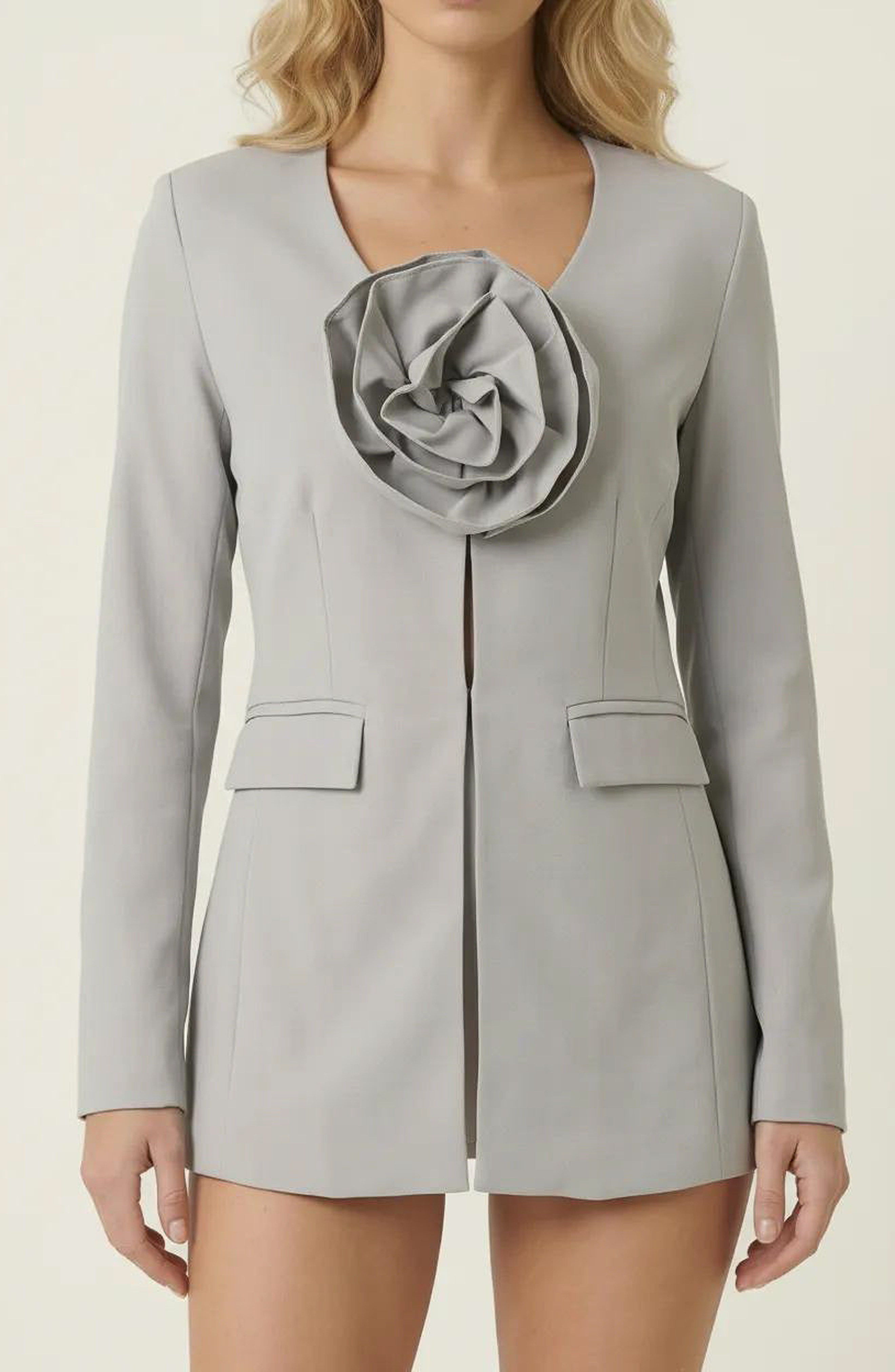 Rose Detail Blazer