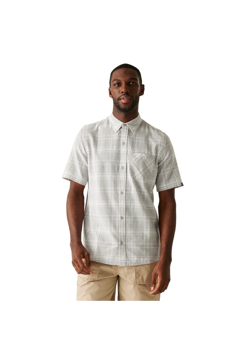 Loran Checked Shirt, Alternate, color, Silver Grey