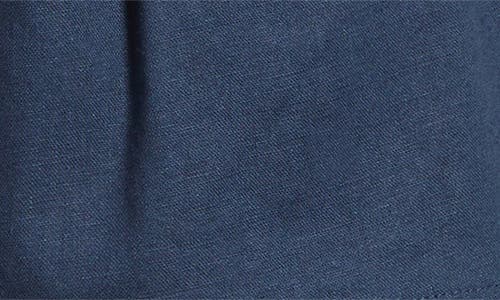 Artless Forever Linen Blend Boxer Shorts In Blue