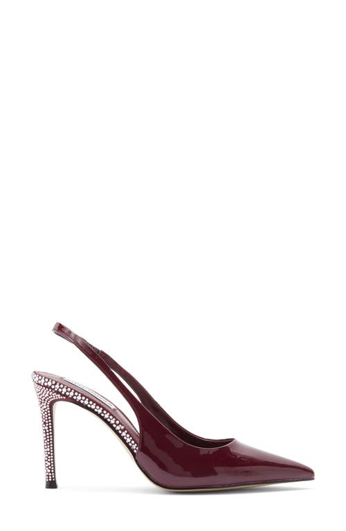 Steve Madden Jayney Slingback Pump In Burgundy