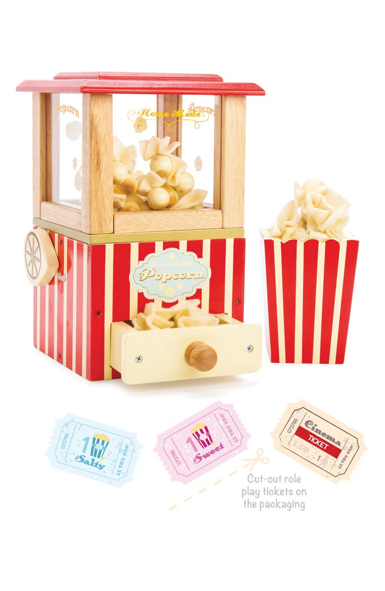 Le Toy Van Popcorn Machine & Movie Playset, Alternate, color, 