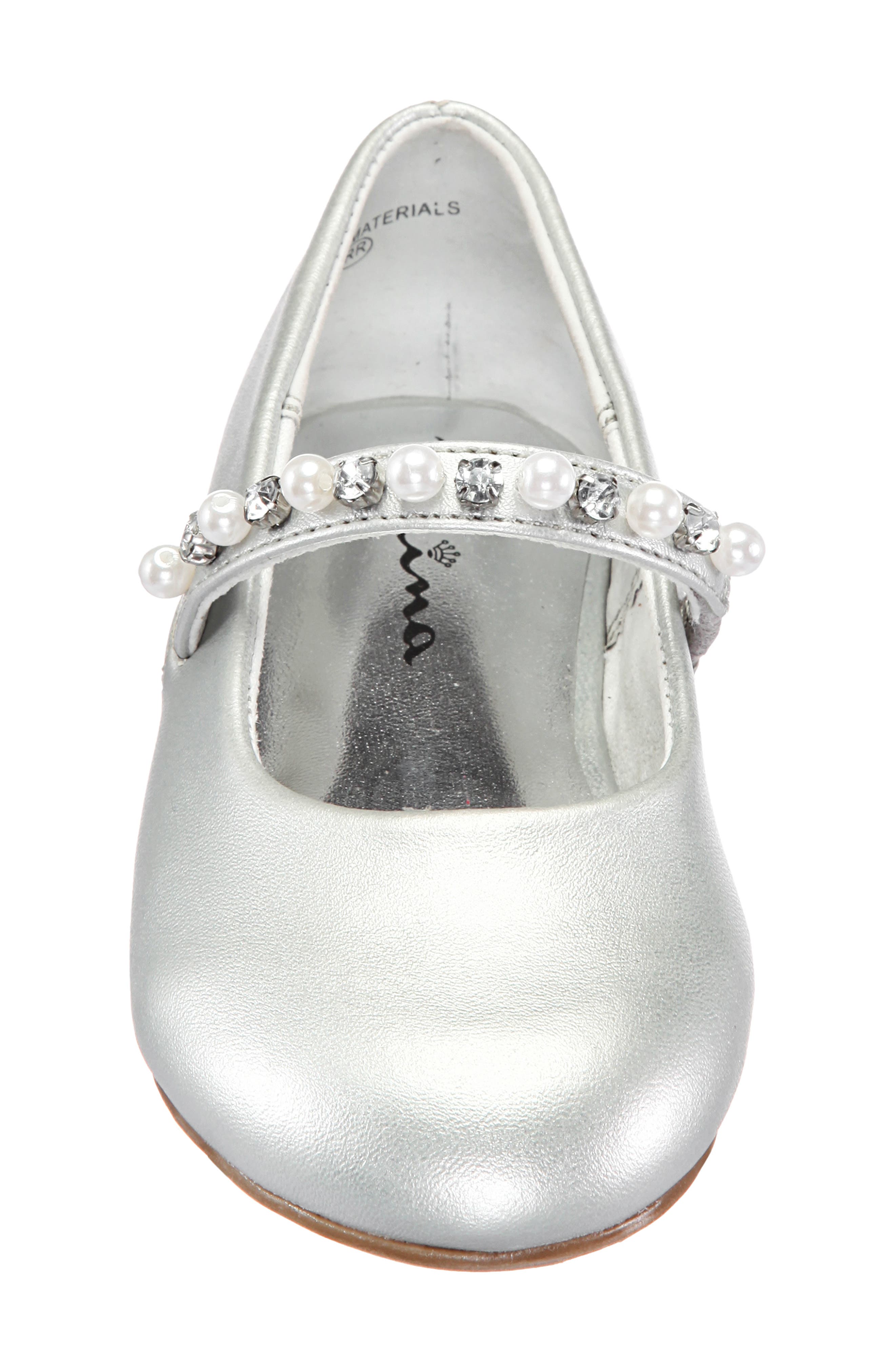 'Nataly-T' Flat, Alternate, color, SILVER