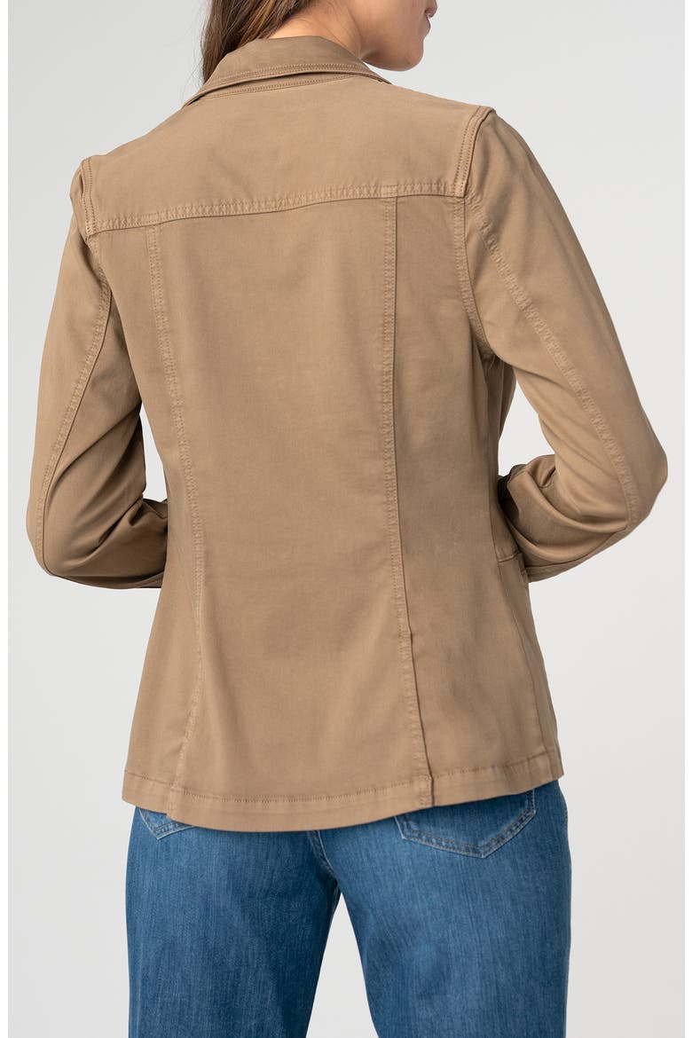 Everyday Stretch Twill Blazer, Alternate, color, OAK BROWN