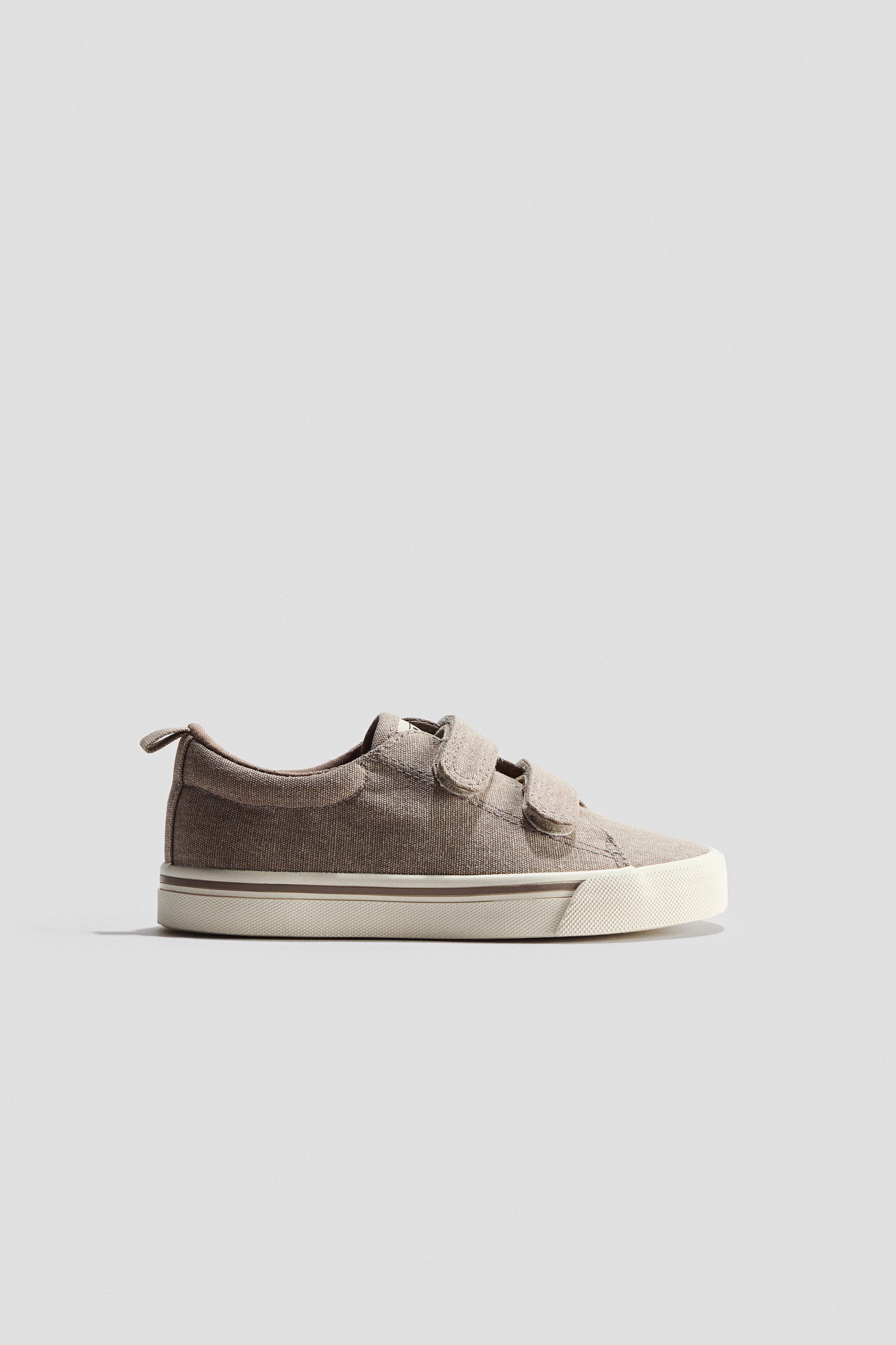 H&M Canvas sneakers, Alternate, color, Beige