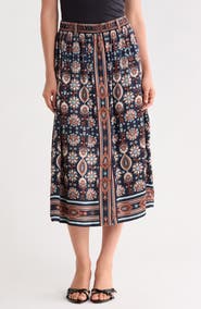 Adrianna Papell Print Skirt