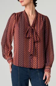 Liverpool Los Angeles Neck Tie Top