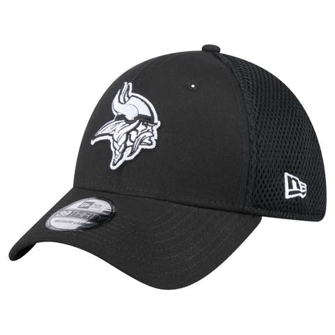Men's New Era Black Minnesota Vikings Main Neo 39THIRTY Flex Hat