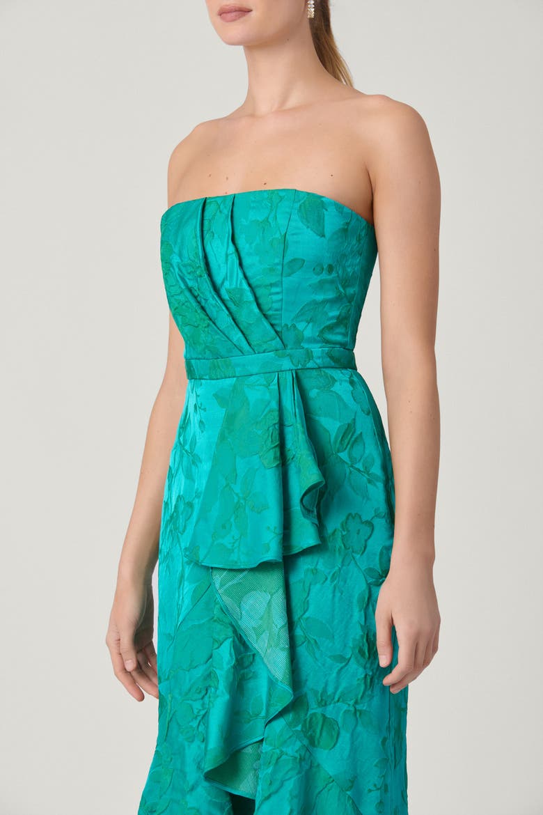 Floral Jacquard Vivi Dress, Alternate, color, Tourmaline