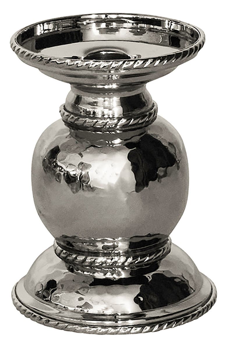 Juliska Graham 5-Inch Candleholder, Main, color, Silver