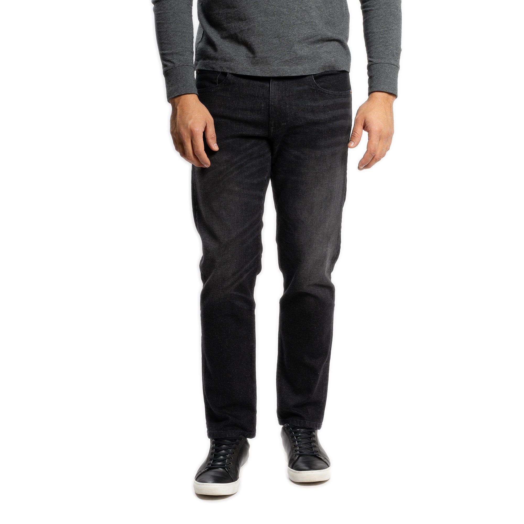 Peter Manning Johnny Stretch Jeans Slim Fit in Black 