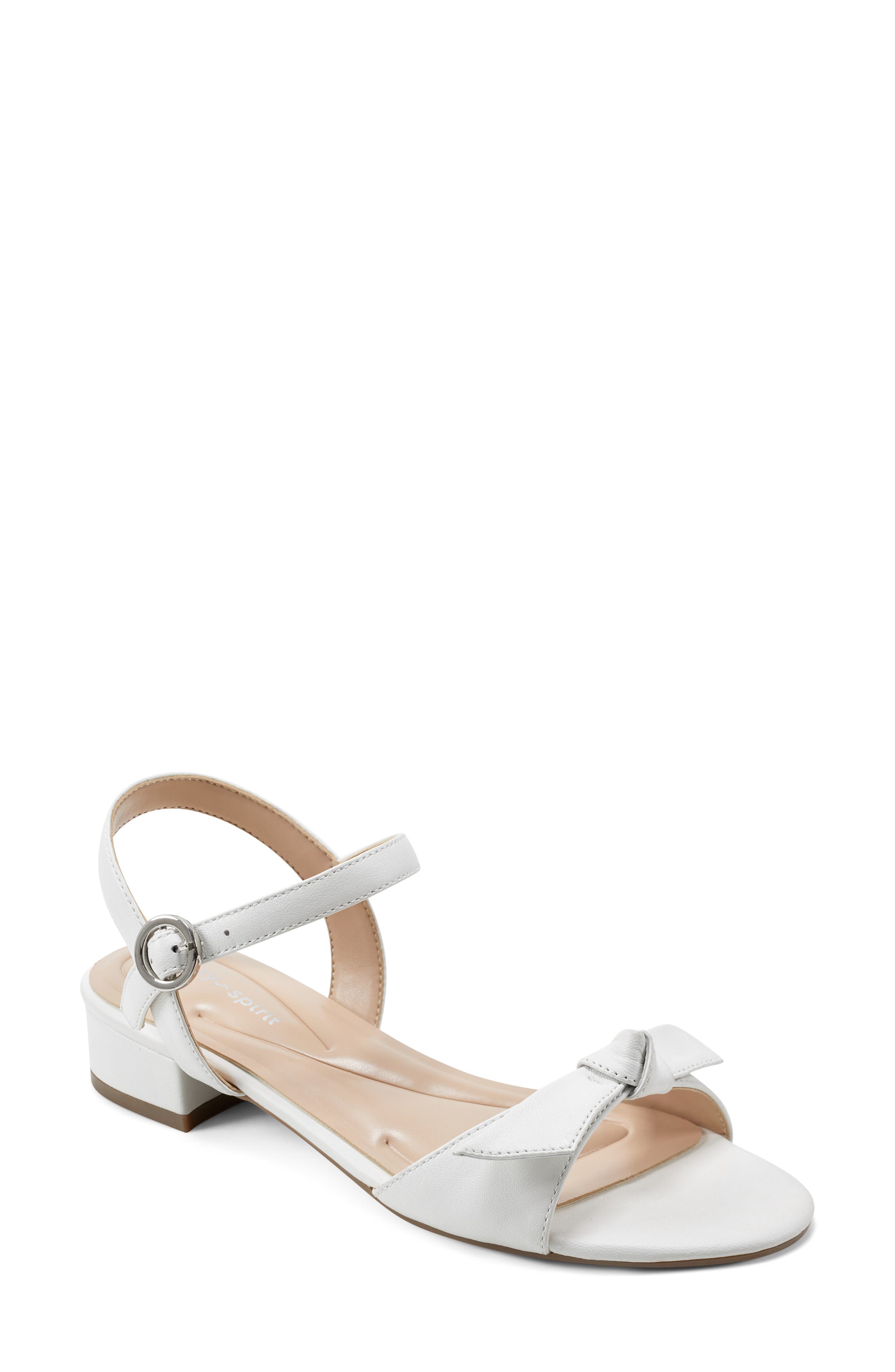 Easy Spirit Ginova Sandal, Main, color, White