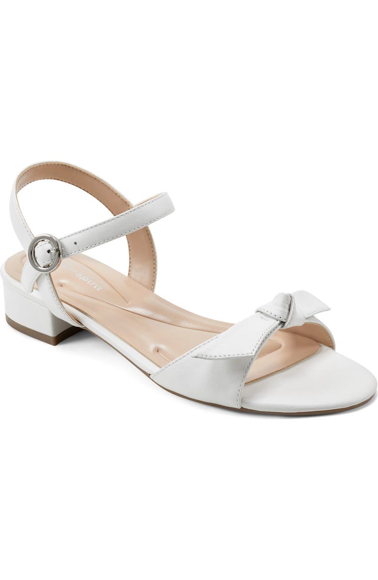 Easy Spirit Ginova Sandal, Main, color, White