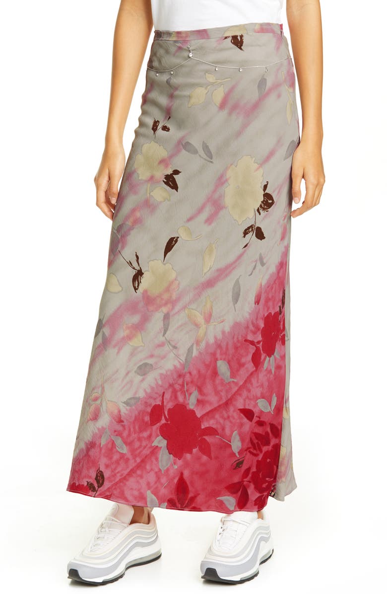 Collina Strada Yod Pierced Waist Maxi Skirt, Main, color, 
