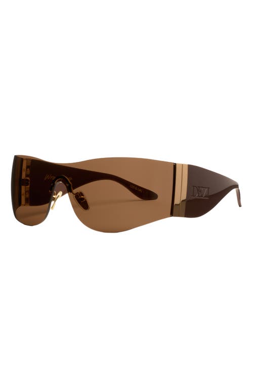 Dezi Wrap It Up 141mm Rimless Shield Sunglasses