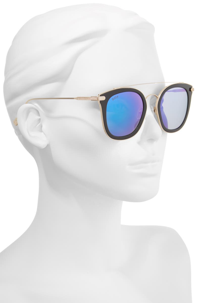 DIFF Zoey 51mm Polarized Sunglasses, Alternate, color, 