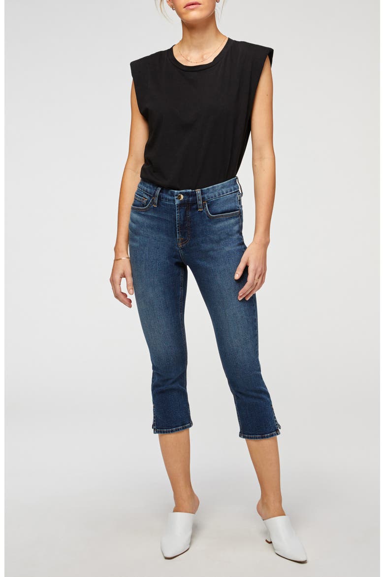 Split Hem Capri Jeans, Alternate, color, QUINCY