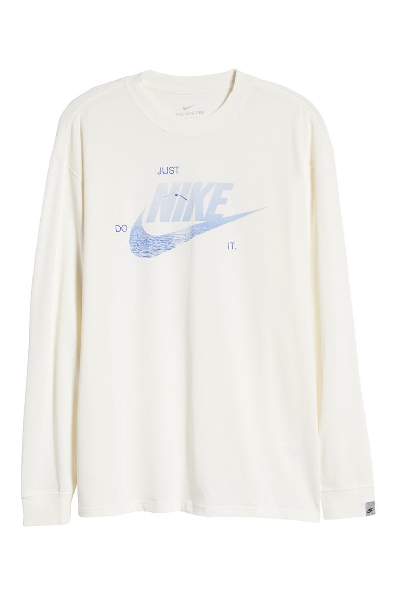 Sportswear Max 90 Long Sleeve Graphic Tee, Alternate, color, PURE