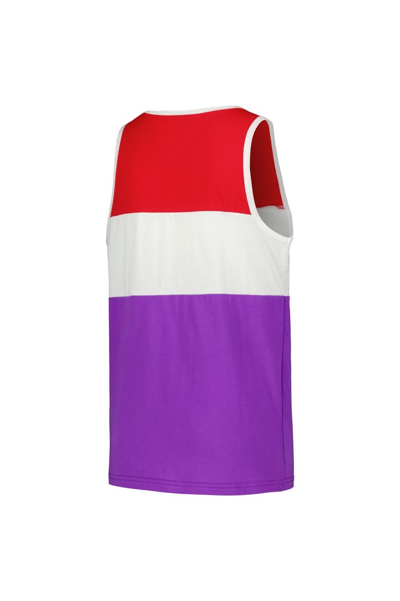 Youth Mitchell & Ness Purple Toronto Raptors Hardwood Classics Special Script Tank Top, Alternate, color, Purple